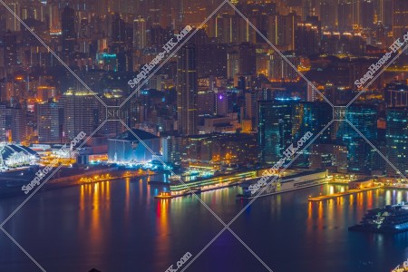 Midnight view of Tsim Sha Tsui