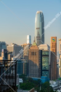 Evening view of the high-rise buildings at Central, No,3