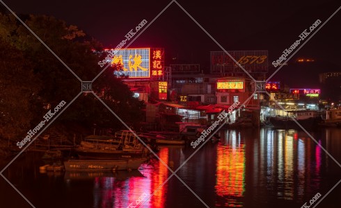 Night view of Sam Ka Tsuen