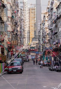 View of Temple Street in the morning, Jordan, No.16