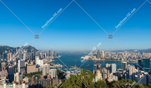View of Kowloon Peninsula and Hong Kong Island, No.1