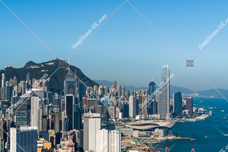 View of Hong Kong Island, No.9