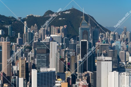 View of high-rise buildings at Wan Chai, No.2