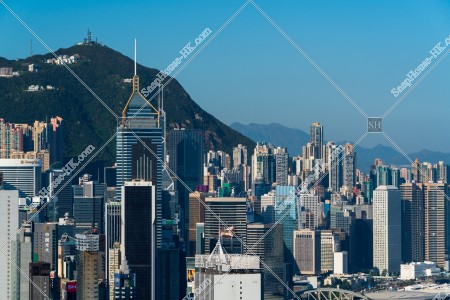 View of high-rise buildings at Wan Chai, No.3