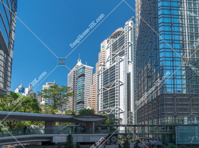 Business district cityscape at Central