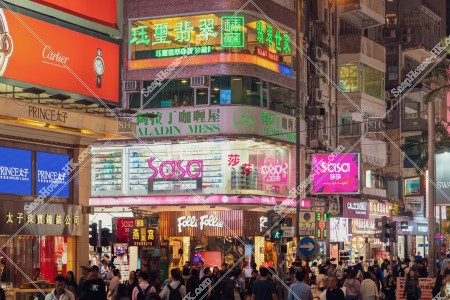 Downtown Causeway Bay at night, No.3