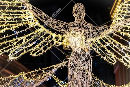 Christmas lights at Lee Tung Avenue, Wan Chai, No.22