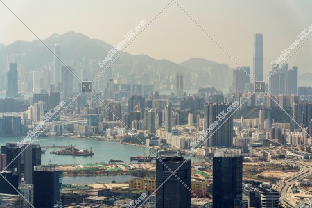 Skyline cityscape of Hong Kon, No.4