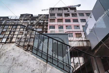 View of the old building in Yue Man Square at Kwun Tong, No.2