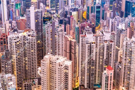 View of skyscrapers, Sheung Wan, No.5
