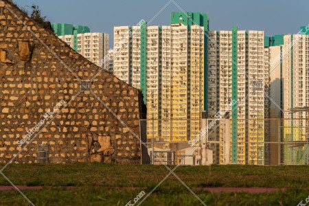 The park and  Public Housing