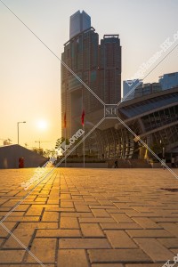 West Kowloon Station with sunset, No.3