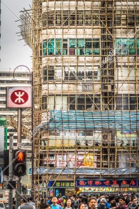 Building where bamboo scaffold was built, No.1