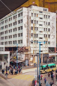 View of the old building in Yue Man Square at Kwun Tong, No.7