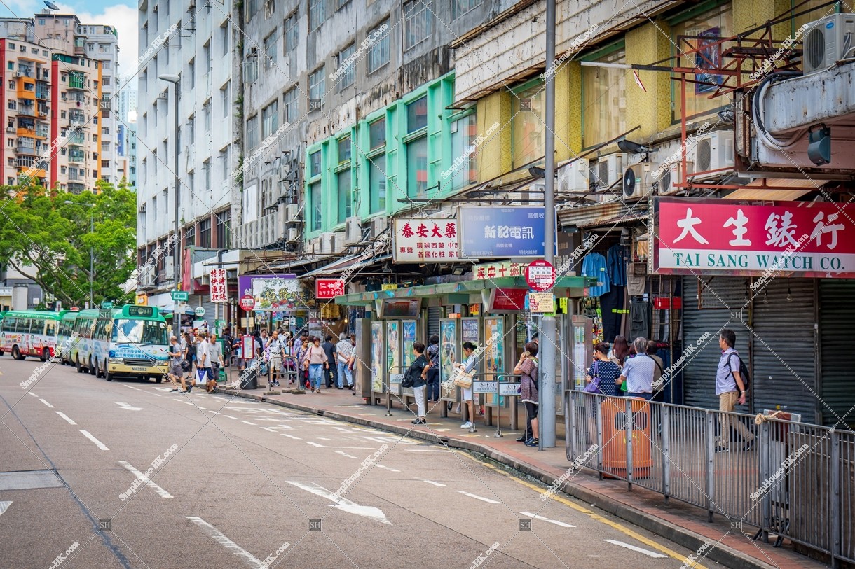 觀塘 裕民坊的街景 其之一