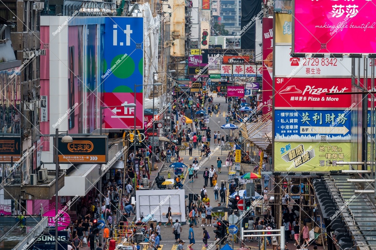 旺角 西洋菜街 街景和行人 其之六