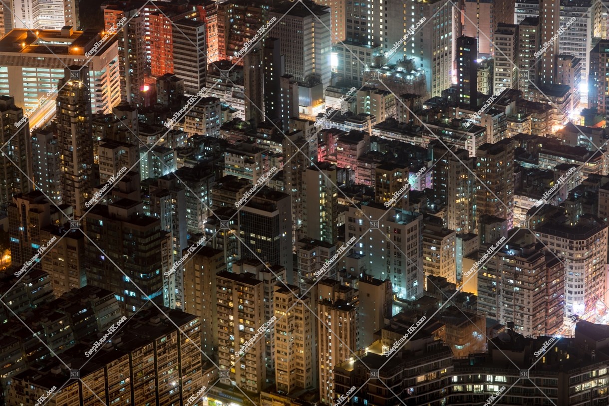 佐敦的整體夜景