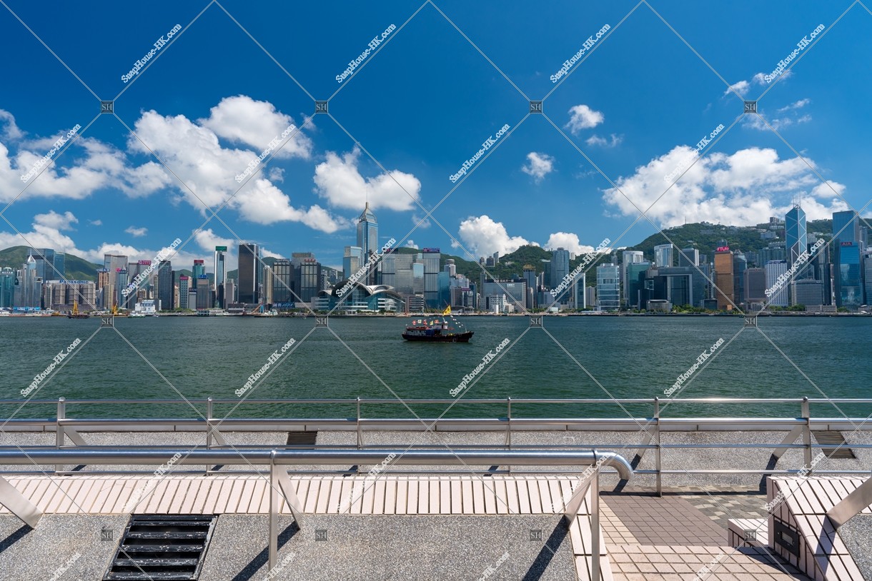 由尖沙咀望向灣仔的天際線 其之七