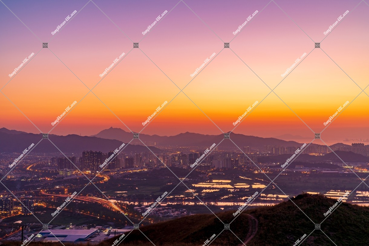 元朗的郊區黃昏景色 其之三