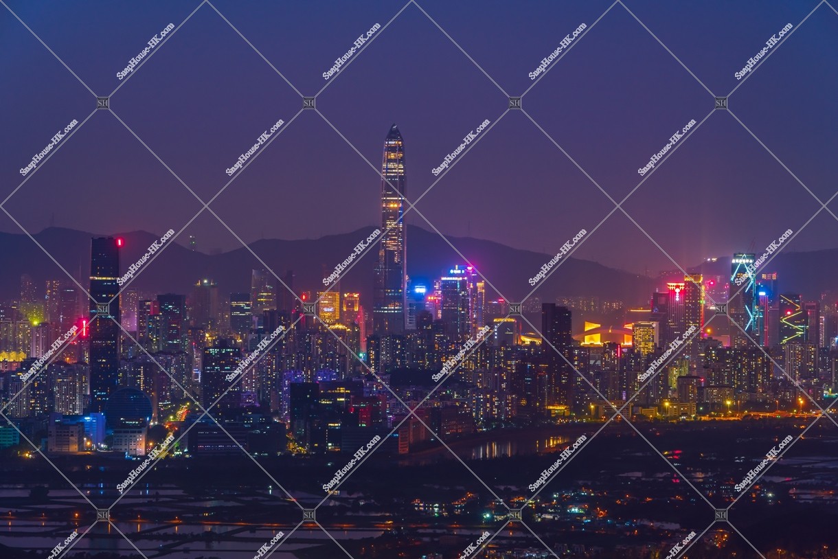 元朗的郊區和深圳夜景 其之二