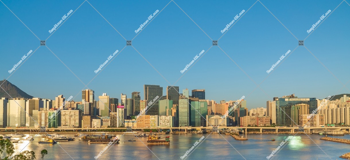 觀塘 大廈的黃昏景色 其之二