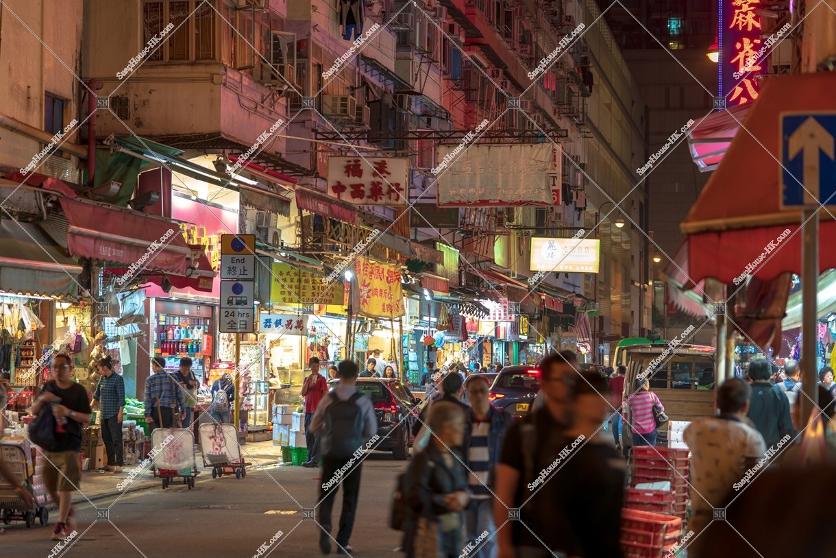 晚上的荃灣街景 其之二