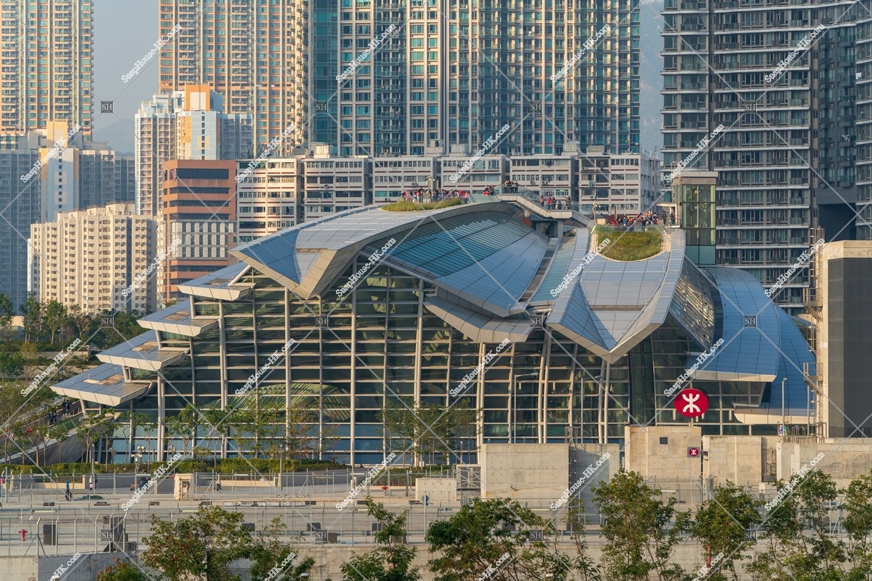 黃昏時的西九龍站 其之三