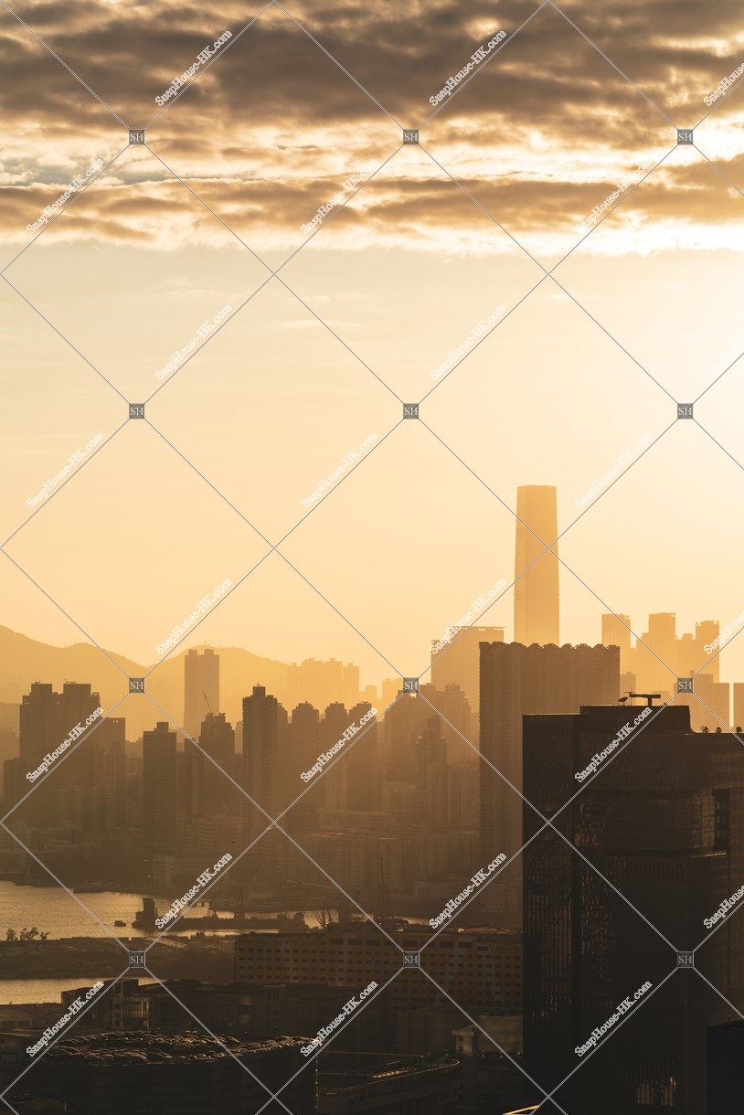 黃昏時的九龍城市景觀 其之四