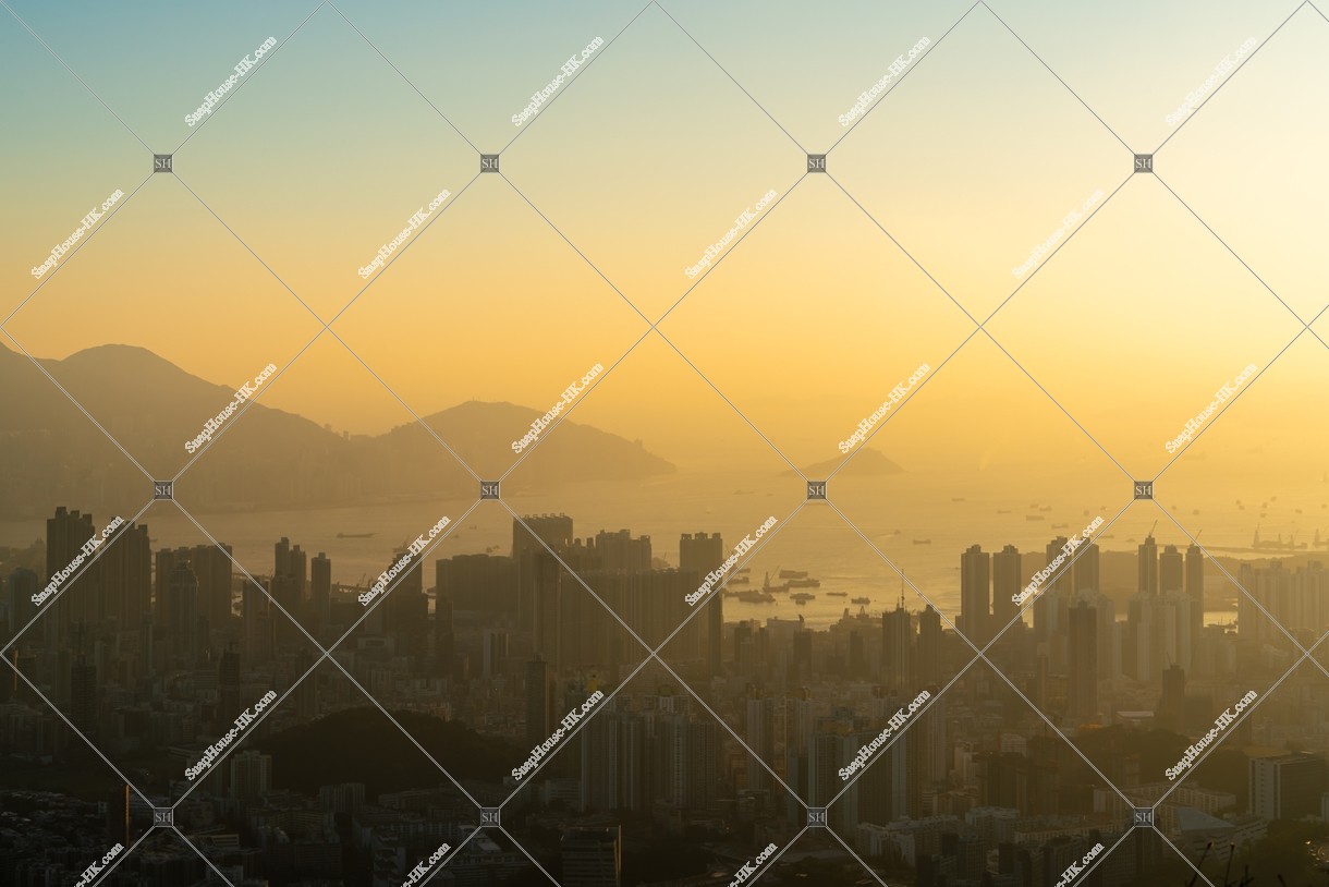 黃昏時的香港城市景觀 其之二