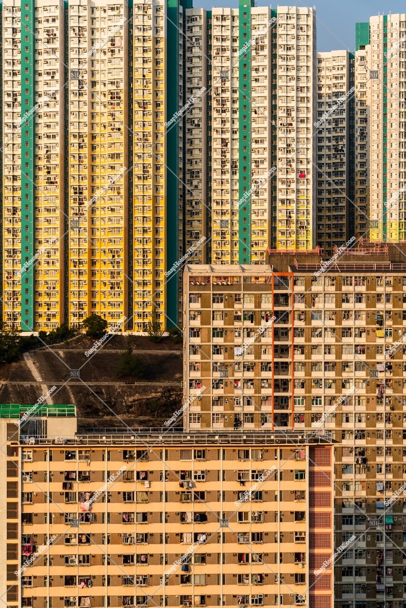 九龍東 黃昏時的公屋大廈 其之五