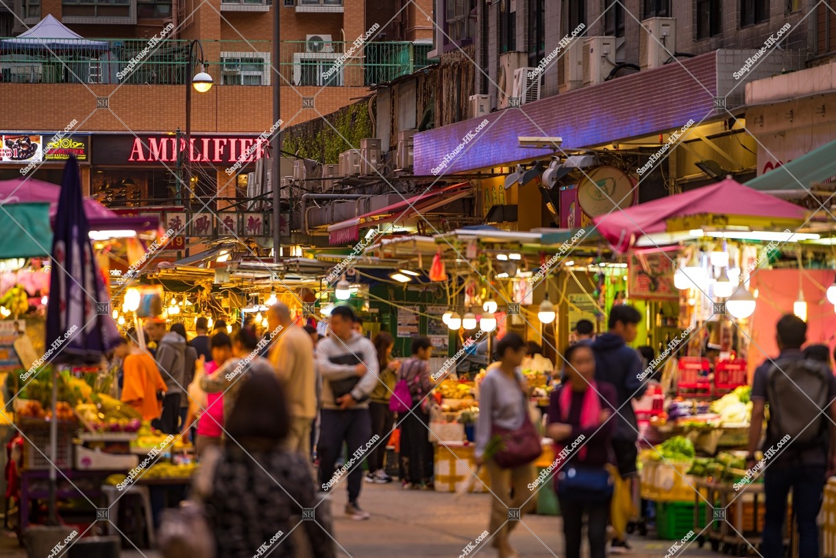 旺角 黃昏時的露天市場 其之二