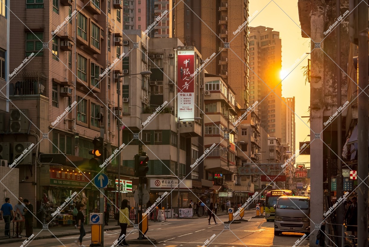 九龍城 街景和日落 其之一