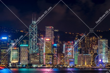 中環的高樓大廈夜景 其之五