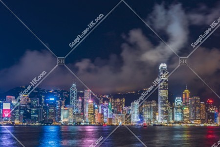 中環的高樓大廈夜景 其之八