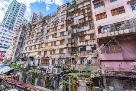 觀塘 在裕民坊古舊的建築物 其之二