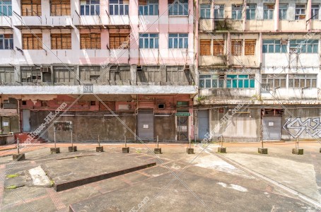 觀塘 在裕民坊古舊的建築物的天台 其之五