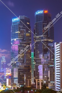 金鐘 晚上的力寶中心