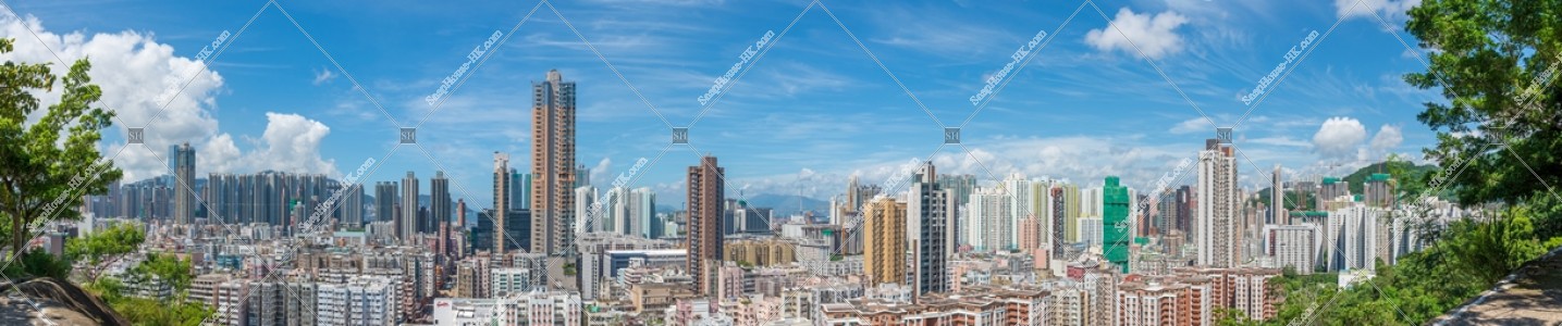 深水埗 城市景觀的全景其之一