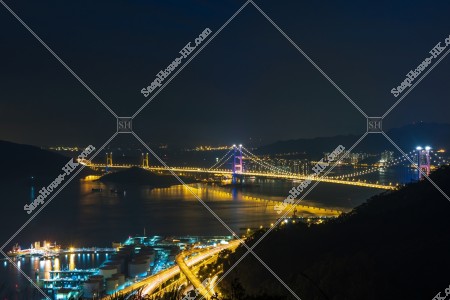 晚上的青馬大橋 其之一