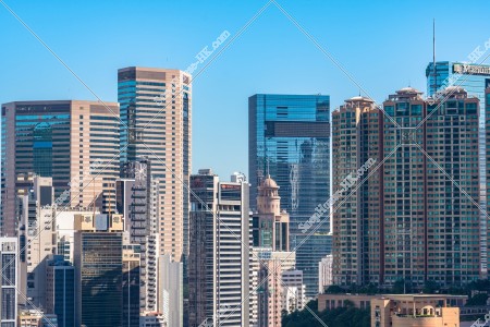 銅鑼灣的高樓大廈群的風景 其之二