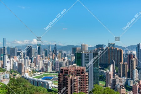 跑馬地和銅鑼灣的城市景觀 其之三