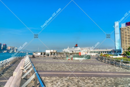 早上的尖沙咀九龍公眾碼頭的漫步路線 其之四