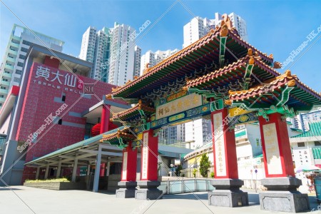 黃大仙祠的門 其之四