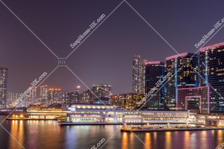 尖沙咀 海港城的晚上及中國客運碼頭