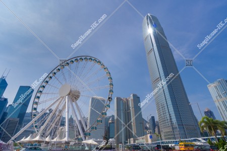 中午的中環之風景