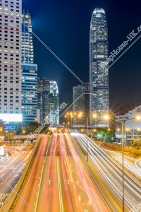 由金鐘望向中環的夜景 [直向]