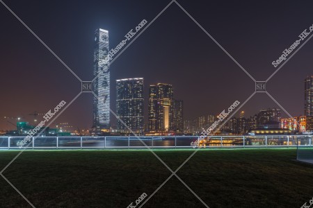 由海運觀點望向西九龍的夜景 其之一