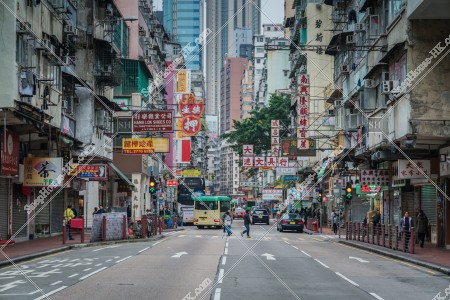 佐敦 早上上海街的樣子