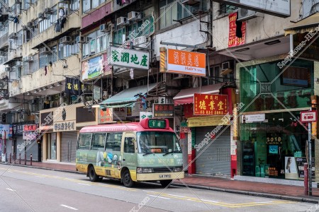 佐敦 停車中的小巴