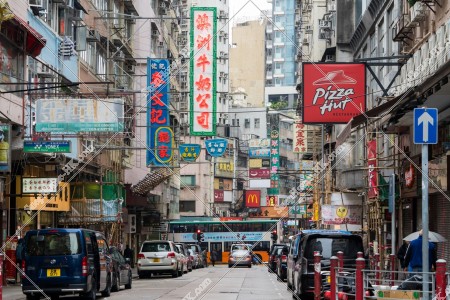 佐敦 白加士街的風景